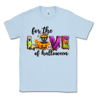 Dusty Blue For the love of Halloween Classic Tee - NancyCooperArtShop