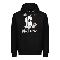 Black ghost writer ghoul author halloween trick or treat novelist t shirt Premium Hoodie - trangStudio