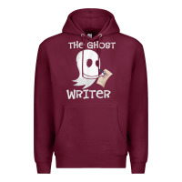 Burgundy ghost writer ghoul author halloween trick or treat novelist t shirt Premium Hoodie - trangStudio