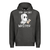 Charcoal Heather ghost writer ghoul author halloween trick or treat novelist t shirt Premium Hoodie - trangStudio