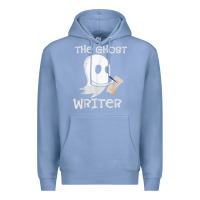 Colony Blue ghost writer ghoul author halloween trick or treat novelist t shirt Premium Hoodie - trangStudio