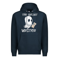 Navy ghost writer ghoul author halloween trick or treat novelist t shirt Premium Hoodie - trangStudio