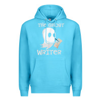 Ocean Blue ghost writer ghoul author halloween trick or treat novelist t shirt Premium Hoodie - trangStudio
