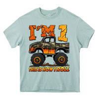 Arona i'm one this is how i roll monster truck birthday Heavy Core Tee - Jasminsmagicworld