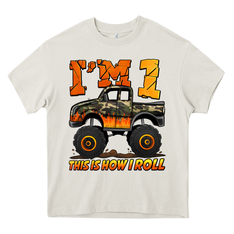 I'm One This Is How I Roll Monster Truck Birthday Heavy Core Tee by Jasminsmagicworld | Teevron
