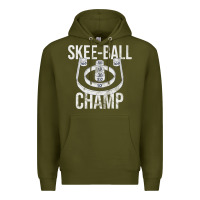 Army Green Distressed Skeeball - Skee-ball Champ - Traveling Carnival Premium Hoodie - trangStudio