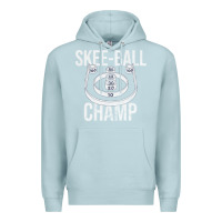 Blue Mist Distressed Skeeball - Skee-ball Champ - Traveling Carnival Premium Hoodie - trangStudio