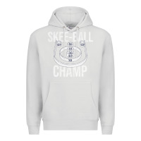 Dove Grey Distressed Skeeball - Skee-ball Champ - Traveling Carnival Premium Hoodie - trangStudio