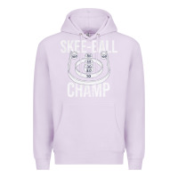 Lilac Distressed Skeeball - Skee-ball Champ - Traveling Carnival Premium Hoodie - trangStudio