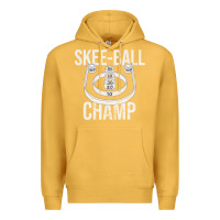 Mustard Distressed Skeeball - Skee-ball Champ - Traveling Carnival Premium Hoodie - trangStudio