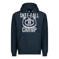Navy Distressed Skeeball - Skee-ball Champ - Traveling Carnival Premium Hoodie - trangStudio