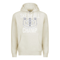 Oatmeal Heather Distressed Skeeball - Skee-ball Champ - Traveling Carnival Premium Hoodie - trangStudio