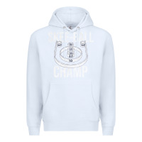 White Distressed Skeeball - Skee-ball Champ - Traveling Carnival Premium Hoodie - trangStudio