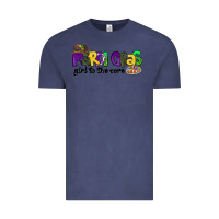 Vintage Denim mardi gras girl to the core Vintage Tee - CowGirlArtShop