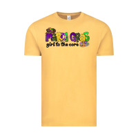 Vintage Mustard mardi gras girl to the core Vintage Tee - CowGirlArtShop