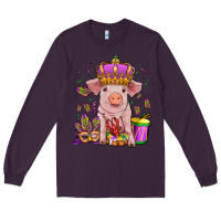 Mardi Gras Pig Long Sleeve Tee | Teevron