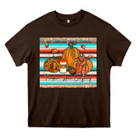 Chocolate Brown pumkin spice everything tumbler Heavy Core Tee - JahusDesignShop