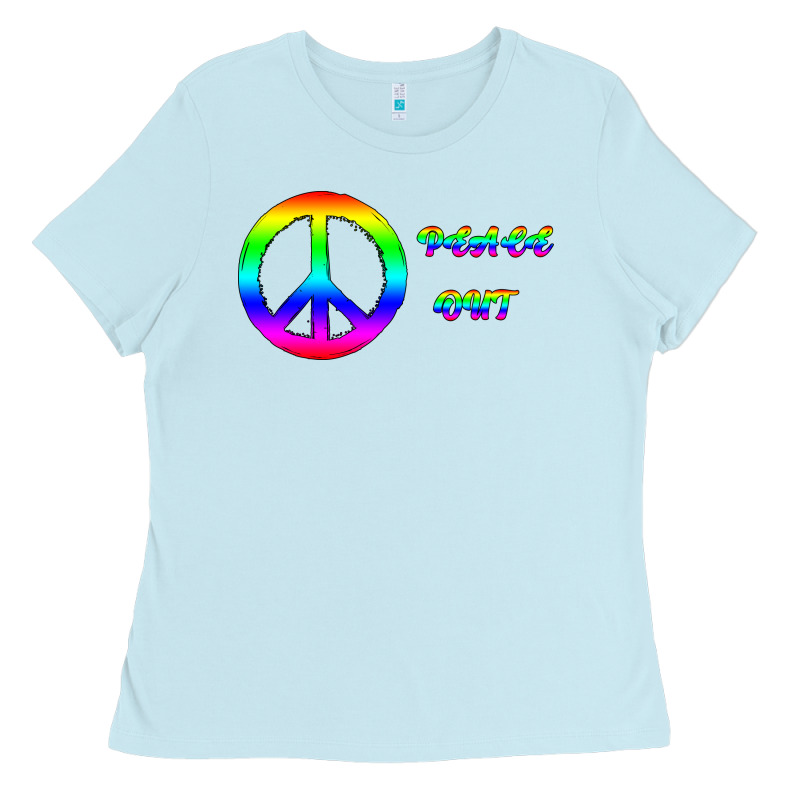 Peace Out Ladies Tee by Bettercallsaul | Teevron