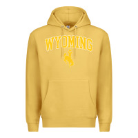 Antique Gold Kids Wyoming Cowboys Apparel Fan Favorite Brown Arch Premium Hoodie - trangStudio