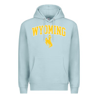 Blue Mist Kids Wyoming Cowboys Apparel Fan Favorite Brown Arch Premium Hoodie - trangStudio