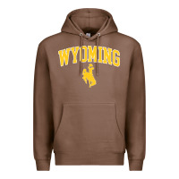 Chestnut Kids Wyoming Cowboys Apparel Fan Favorite Brown Arch Premium Hoodie - trangStudio