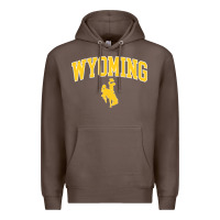 Coffee Kids Wyoming Cowboys Apparel Fan Favorite Brown Arch Premium Hoodie - trangStudio