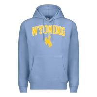 Colony Blue Kids Wyoming Cowboys Apparel Fan Favorite Brown Arch Premium Hoodie - trangStudio
