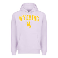 Lilac Kids Wyoming Cowboys Apparel Fan Favorite Brown Arch Premium Hoodie - trangStudio