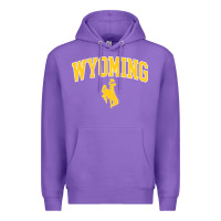 Purple Kids Wyoming Cowboys Apparel Fan Favorite Brown Arch Premium Hoodie - trangStudio