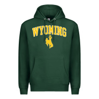 Sports Green Kids Wyoming Cowboys Apparel Fan Favorite Brown Arch Premium Hoodie - trangStudio