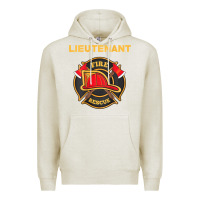 Oatmeal Heather fire rescue lieutenant department  for firefighters Premium Hoodie - trangStudio