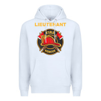 White fire rescue lieutenant department  for firefighters Premium Hoodie - trangStudio