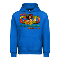Cobalt with god all things are possible juneteenth Urban Hoodie - AdoDesignShop