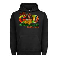 Pigment Black with god all things are possible juneteenth Urban Hoodie - AdoDesignShop