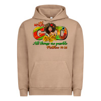 Pigment Burro with god all things are possible juneteenth Urban Hoodie - AdoDesignShop