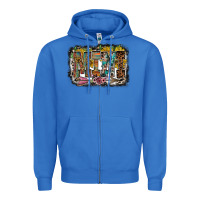 True Royal mini western Zipper Hoodie - RacoonDesign