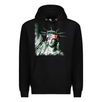 Black Puerto Rico Resiste Statue of Liberty Puerto Rican Flag Premium Hoodie - trangStudio