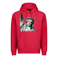 Cardinal Puerto Rico Resiste Statue of Liberty Puerto Rican Flag Premium Hoodie - trangStudio