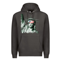 Smoke Puerto Rico Resiste Statue of Liberty Puerto Rican Flag Premium Hoodie - trangStudio