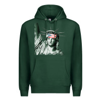 Sports Green Puerto Rico Resiste Statue of Liberty Puerto Rican Flag Premium Hoodie - trangStudio