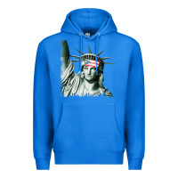 True Royal Puerto Rico Resiste Statue of Liberty Puerto Rican Flag Premium Hoodie - trangStudio