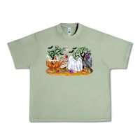 Oil Green halloween chicken Urban Heavy Tee - CowGirlArtShop