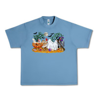 Pebble Blue halloween chicken Urban Heavy Tee - CowGirlArtShop