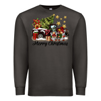 Smoke merry christmas gnomes truck Premium Sweatshirt - BarkalooDesign
