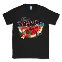 Black sweet summer time Classic Tee - SublimationCraftShop