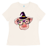 Bone pig with halloween Ladies Tee - RanaPortraitStore