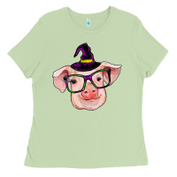 Matcha pig with halloween Ladies Tee - RanaPortraitStore