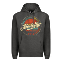 Charcoal Heather Que Chimba Parce Medellin Bandera Antioquia Colombia Paisa Premium Hoodie - trangStudio