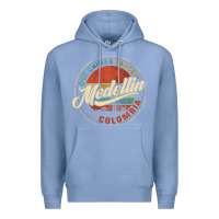 Colony Blue Que Chimba Parce Medellin Bandera Antioquia Colombia Paisa Premium Hoodie - trangStudio