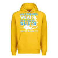Lemon My Friends Wear Tight Rubber Suits  Scuba Diving & Diver Premium Hoodie - trangStudio
